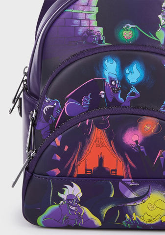 Disney Villains Triple Pocket Mini Backpack