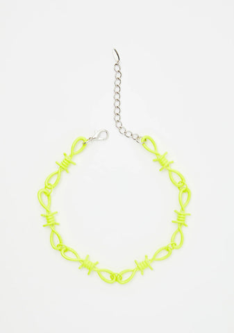 Toxic Touch Barbed Wire Choker