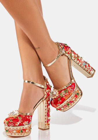Adaline Platform Sandal Heels