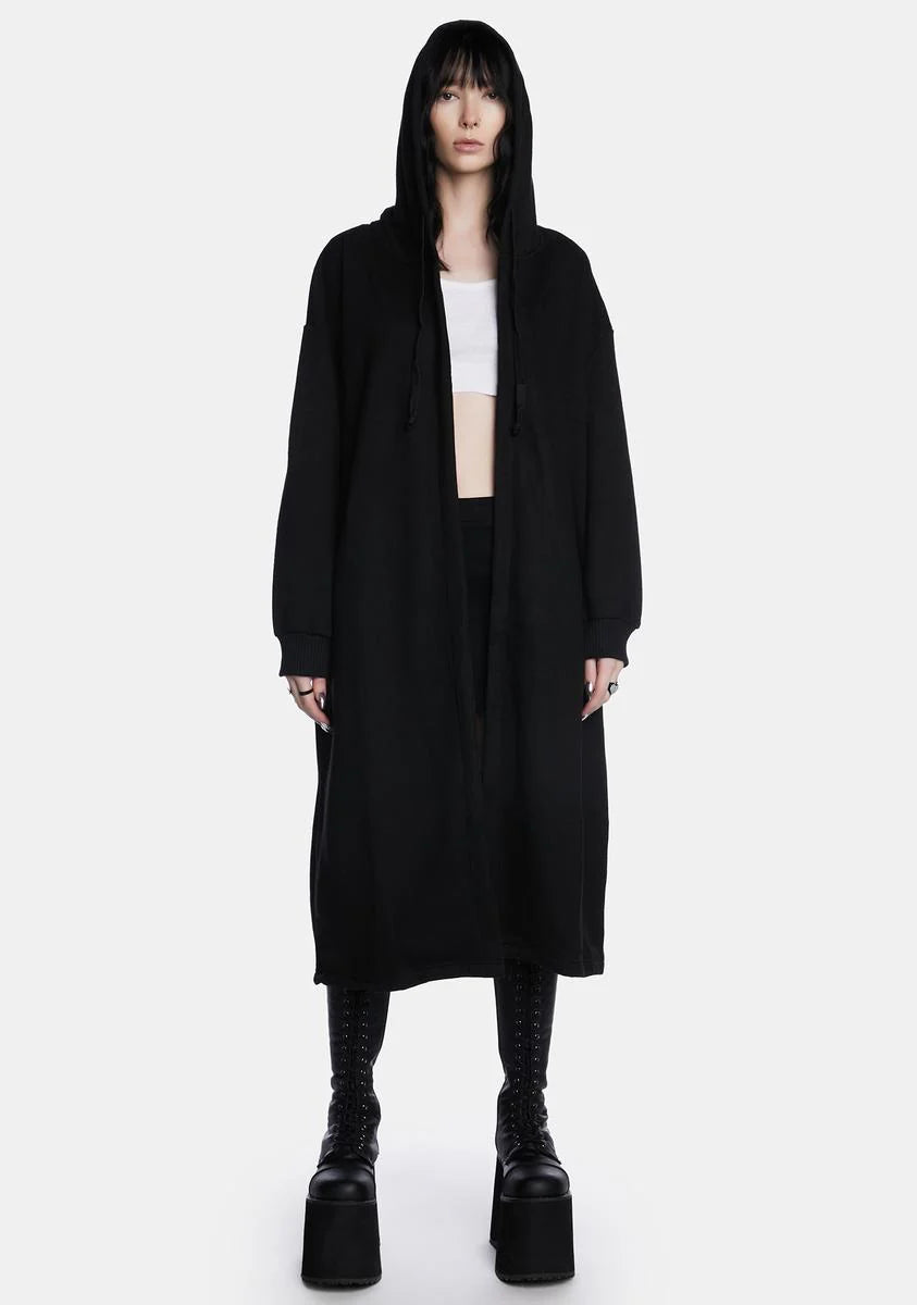 Onyx Don't Bother Me French Terry Coat