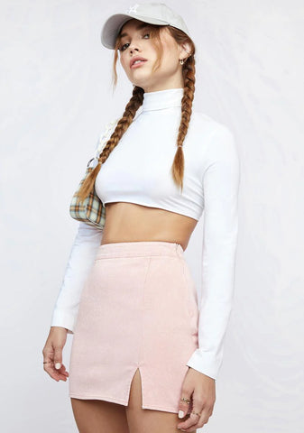 Sweet Simplest Times A Line Mini Skirt