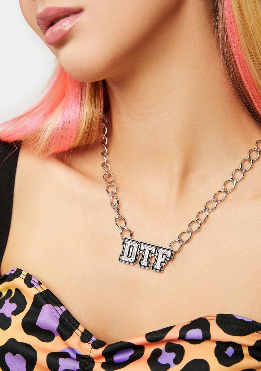 Send A Message Chain Necklace