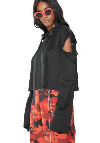 Break The Mold Cut-Out Hoodie