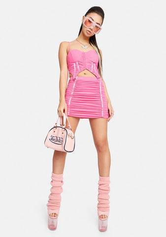 In The Spotlight Bustier Crop Top