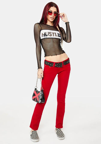 Claim To Fame Fishnet Top