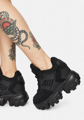 Blackout Psycho Candy Platform Sneakers