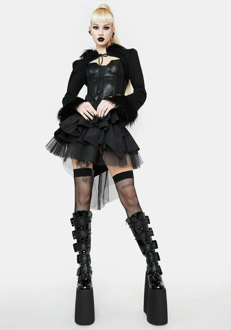 Under The Moon Shrug Top