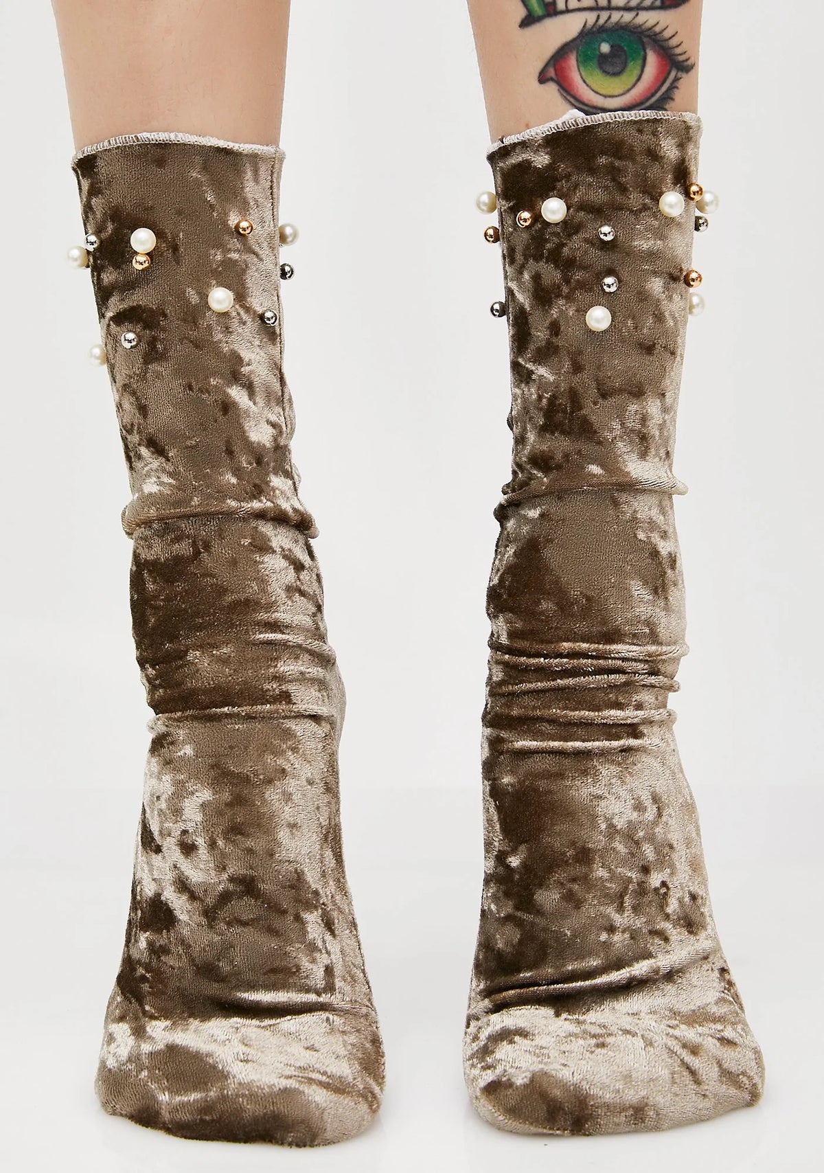 Velveteen Dream Embellished Socks