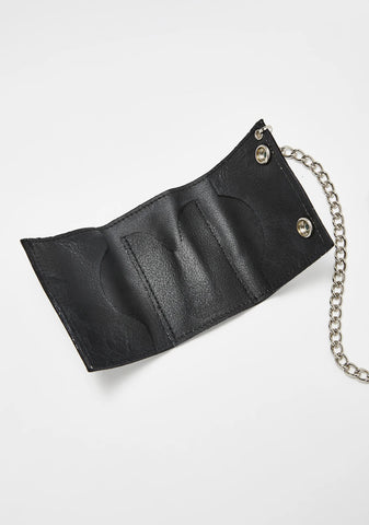 Weed & 8 Ball Chain Wallet