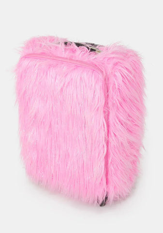 You're High Maintenance Fuzzy Suitcase