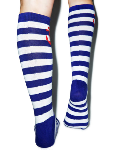 Anchor Stripe Socks
