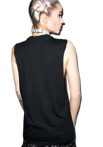 Snoopy Relax Muscle Tee - Black