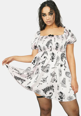 Plus Babe Breaking Tradition Mini Dress