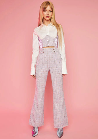 Star Pupil Tweed Underbust Corset