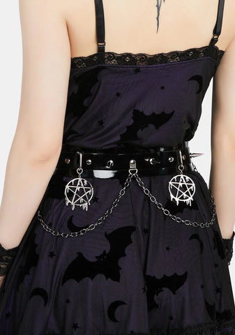 Fear Is Pain Pentagram Belt