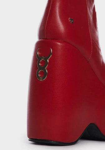 Spicy Say What You Mean Platform Boots