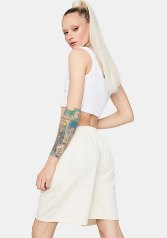Ivory Lazy Sunday Lounge Shorts
