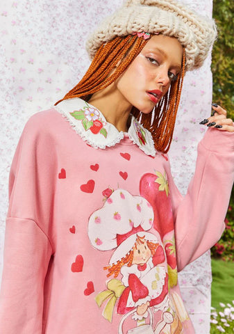 Rosy Cheeked Day Oversized Sweater