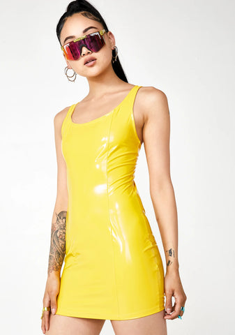Megathotzz Vinyl Mini Dress