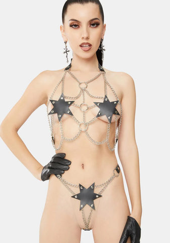 Star Showdown Chain Lingerie Set