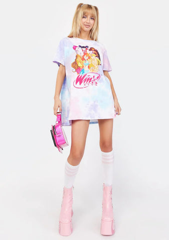 Feels Like Magic Tie Dye Graphic Tee