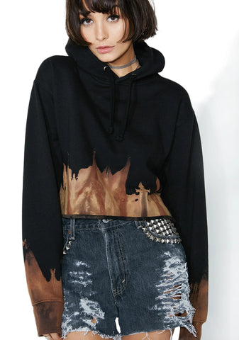 Reworked Cropped Sweatshirt