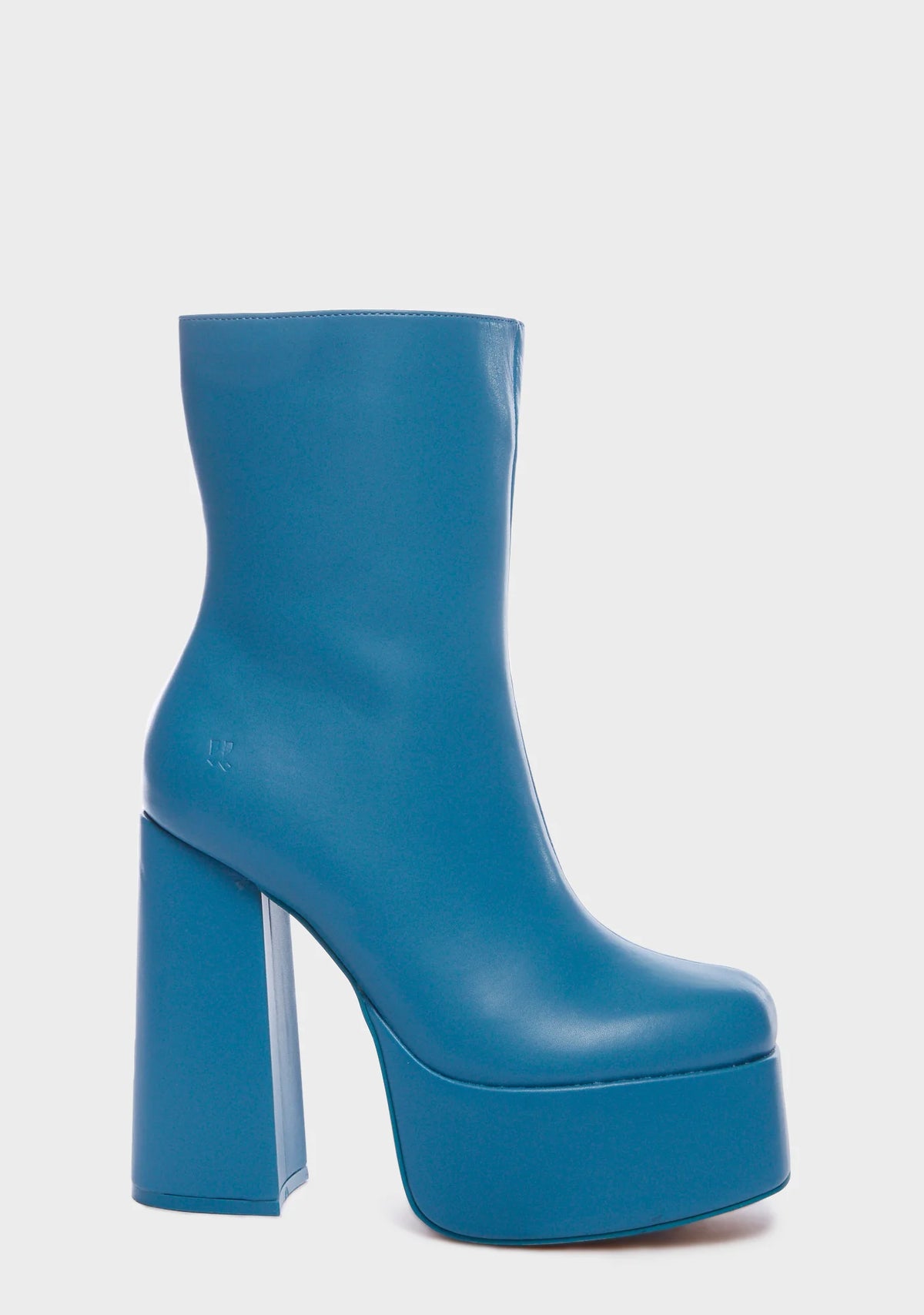 Steel Blue Lexus Platform Boots
