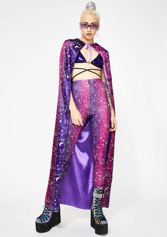 I Saw The Sign Hooded Cape