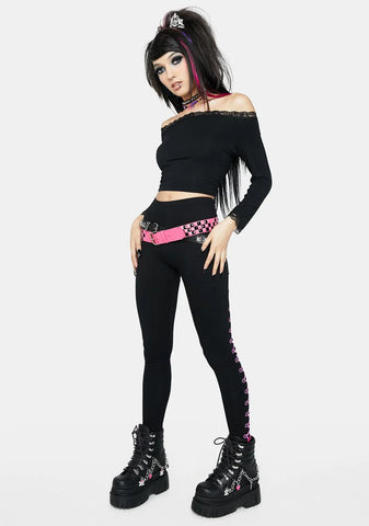 Who's Your Crush Graphic Leggings