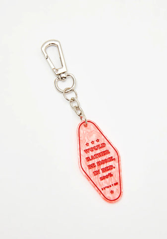 Rather Be Home Key Charm