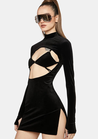 Make You Stay Cutout Mini Dress