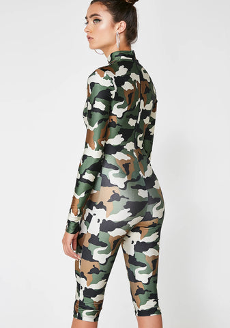 Take Yo Man Camo Jumpsuit