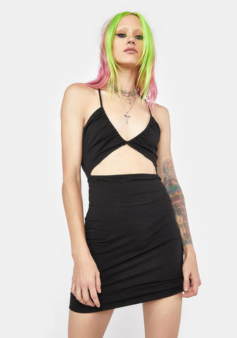 Late Nights Cutout Mini Dress