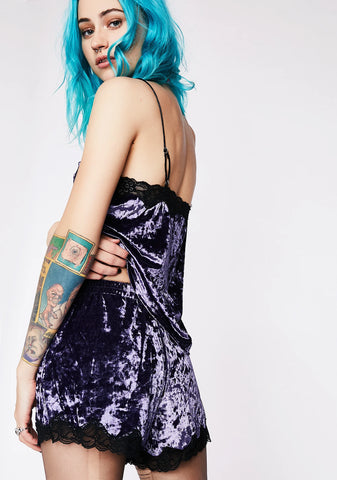 Nightwatch Velvet Shorts