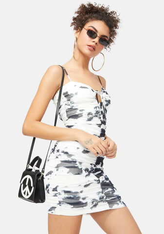 Change Of Heart Tie Dye Mini Dress