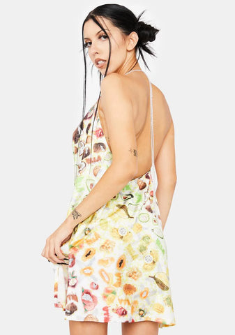 Exotic Swarovski Mini Dress