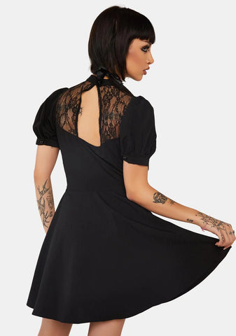 Rock Girl Lace-Up Dress
