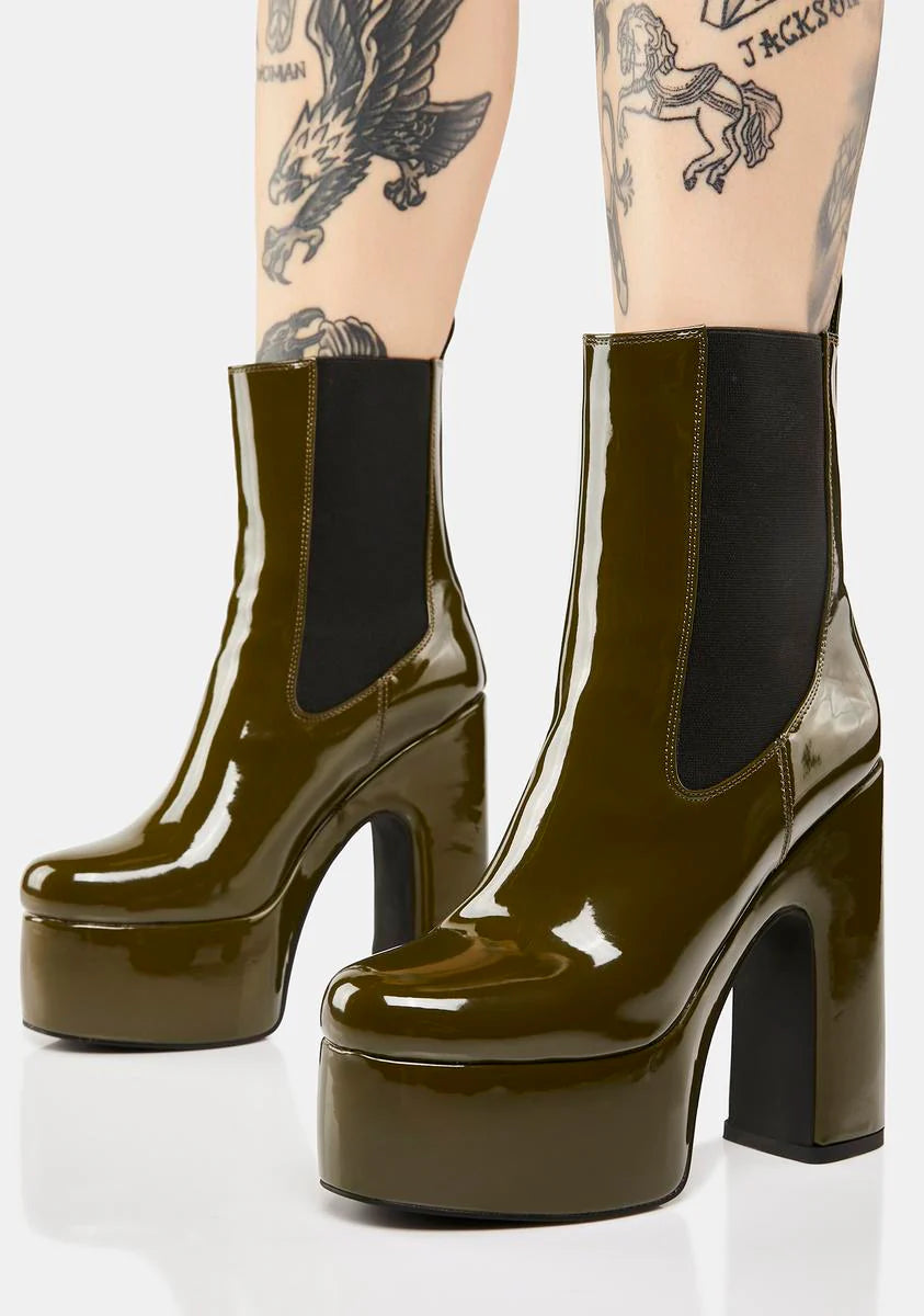 Olivia Athena Platform Boots