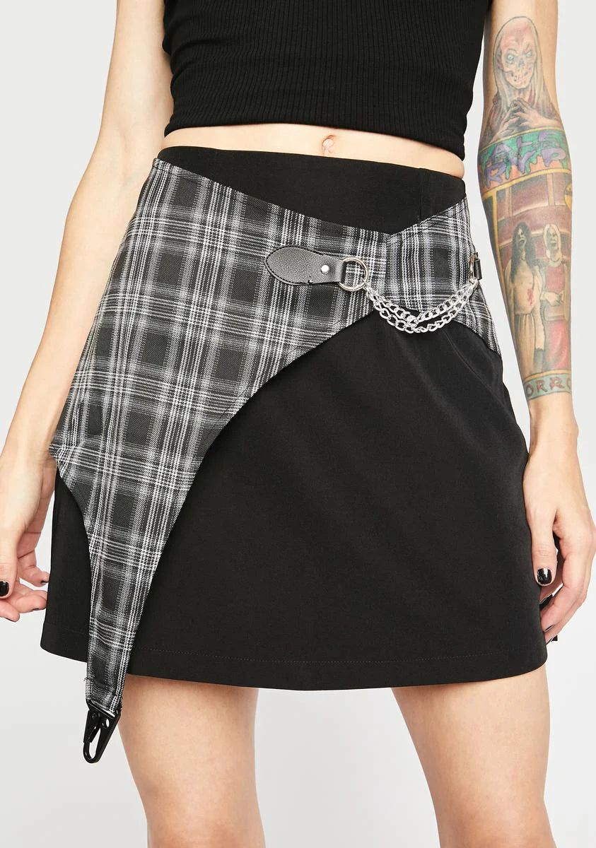 The Hell Girl Series Asymmetrical Skirt