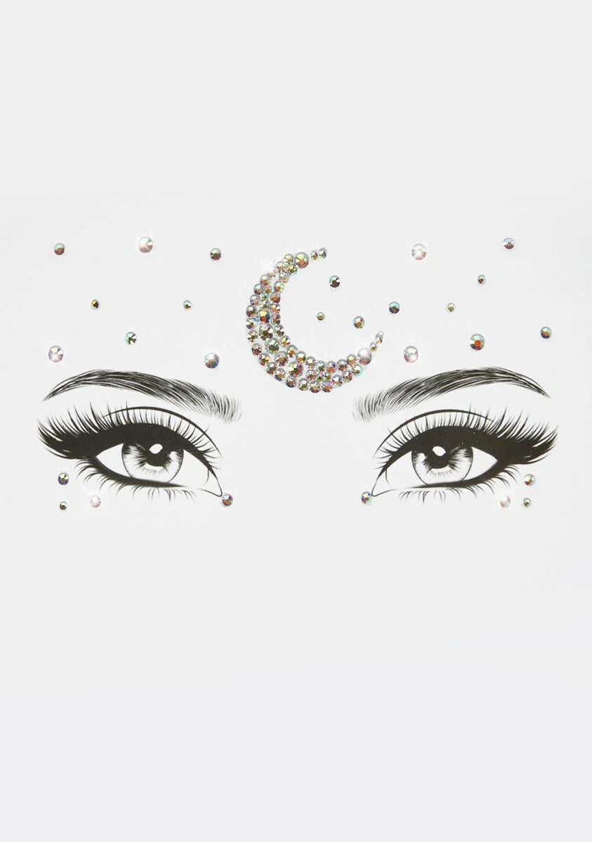 Moonlight Divine Iridescent Face Gems