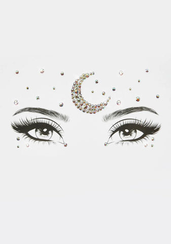 Moonlight Divine Iridescent Face Gems