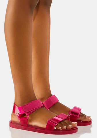 Pink Papete Sandals