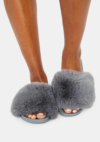 Dusk Fuzz Club Fluffy Slides