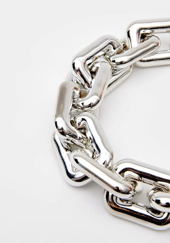 Chrome Worth Fighting 4 Chain Necklace