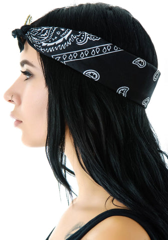 Mercutio Scarf Headpiece - Red