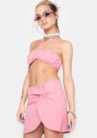 Babe So What's New Mini Skirt Set