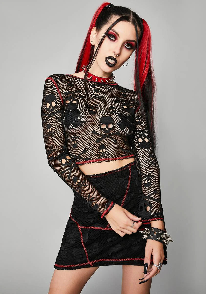 Sweet Revenge Fishnet Top