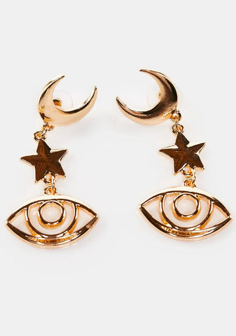 Fate And Fortune Drop Earrings