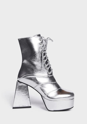 Strollin' Metallic Platform Boots