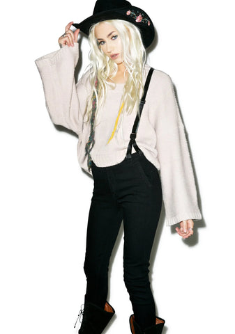 Dreamweaver Hand Knit Sweater - Light Brown